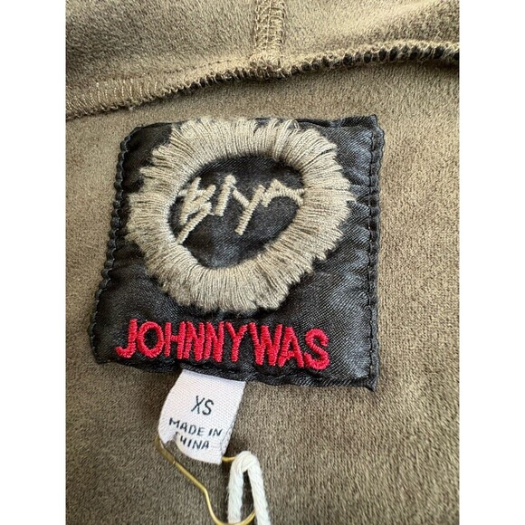 Johnny Was Biya XS JWLA Workshop Claudette Metallic Sweater Hooded Jacket $458 - Picture 15 of 16